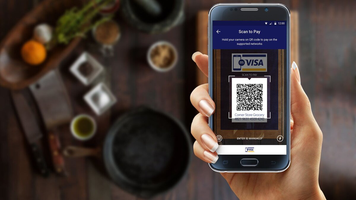 Оплата покупок по QR-коду