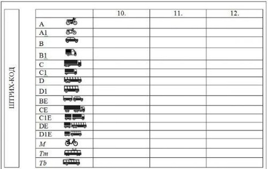 Водительский бланк. Категория c1e водительских прав что это. Категория м. Водительская категория м.