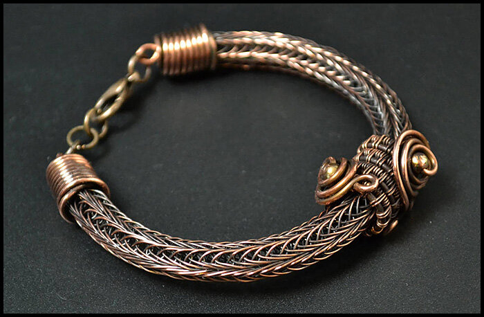 Как сделать браслет Викинг из проволоки | Рукодел | Дзен