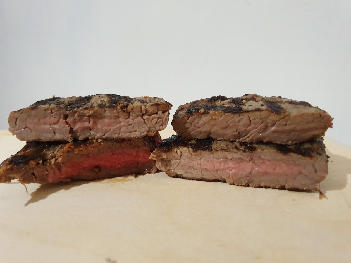 Сочные стейки из говядины