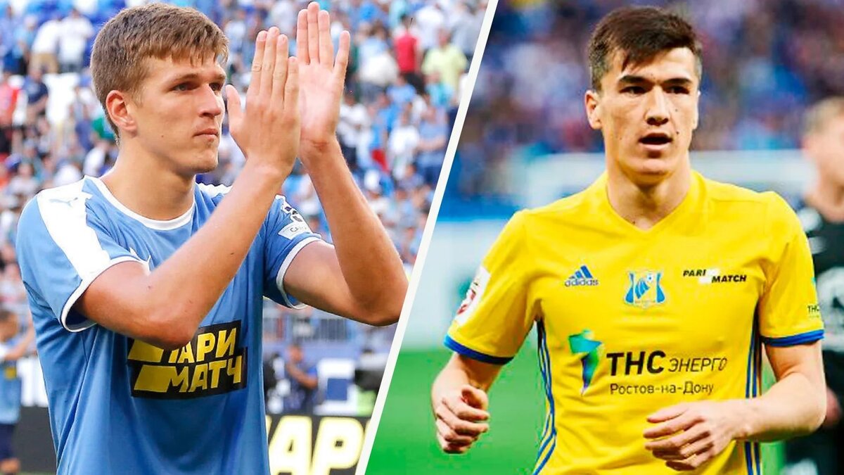 Александр Соболев(Крылья Советов) и Элдор Шомуродов(Ростов)