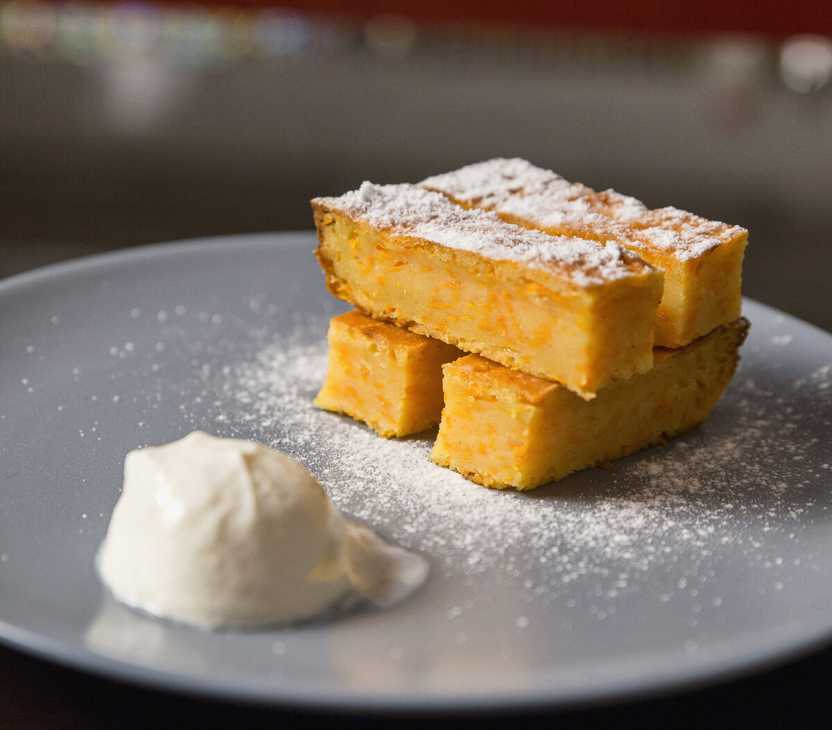 Манник на кефире с тыквой