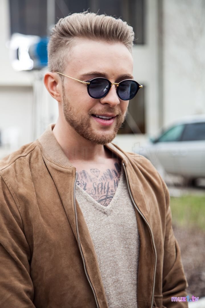 Егор Крид на съёмках клипа