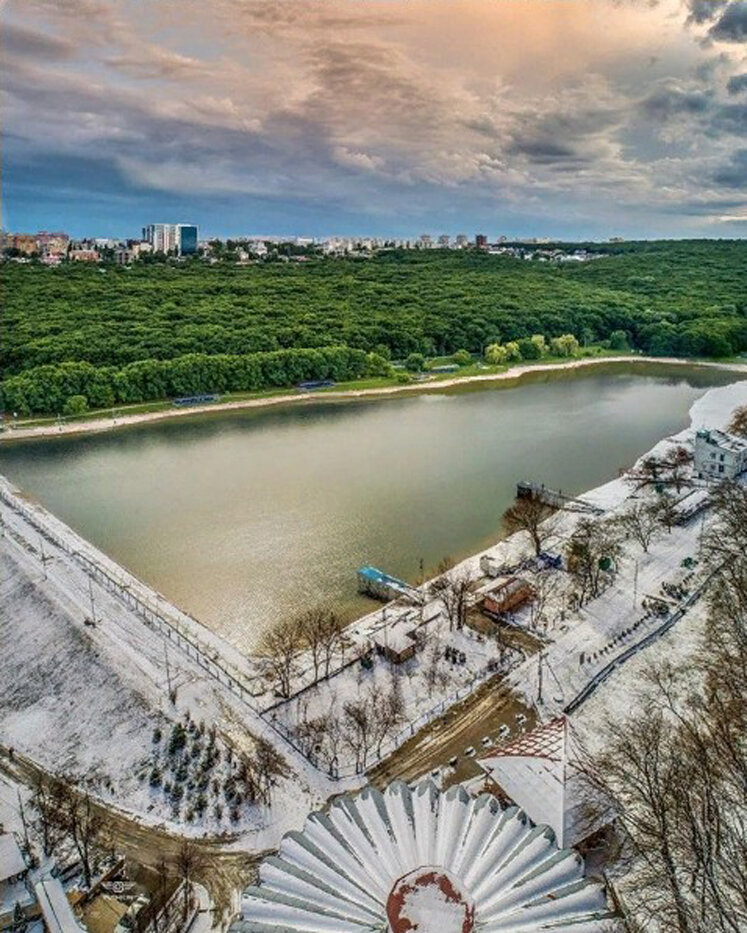 Комсомольский пруд в Ставрополе