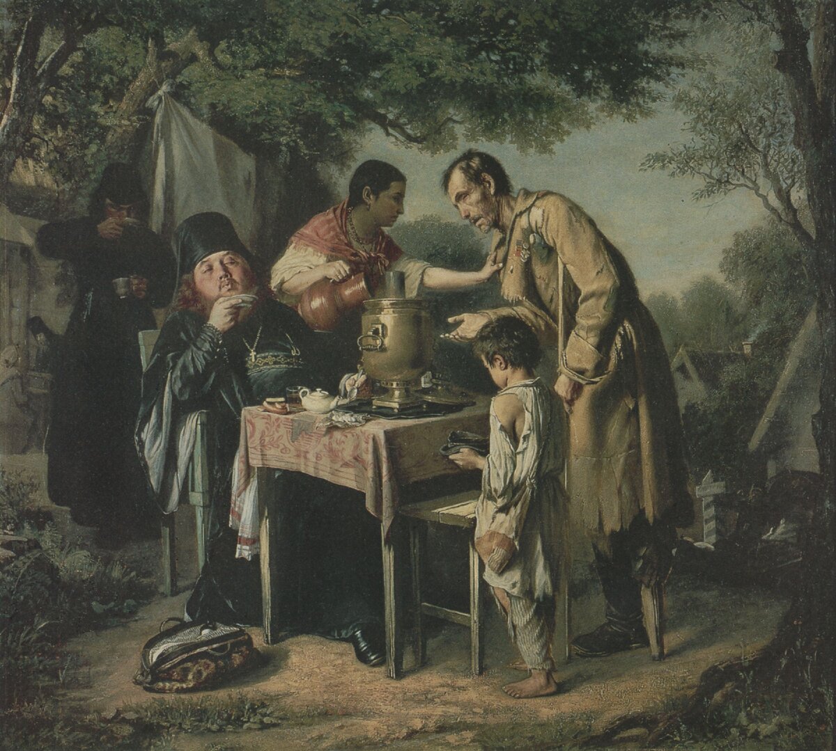 В.Г. Перов, "Чаепитие в Мытищах", 1862
