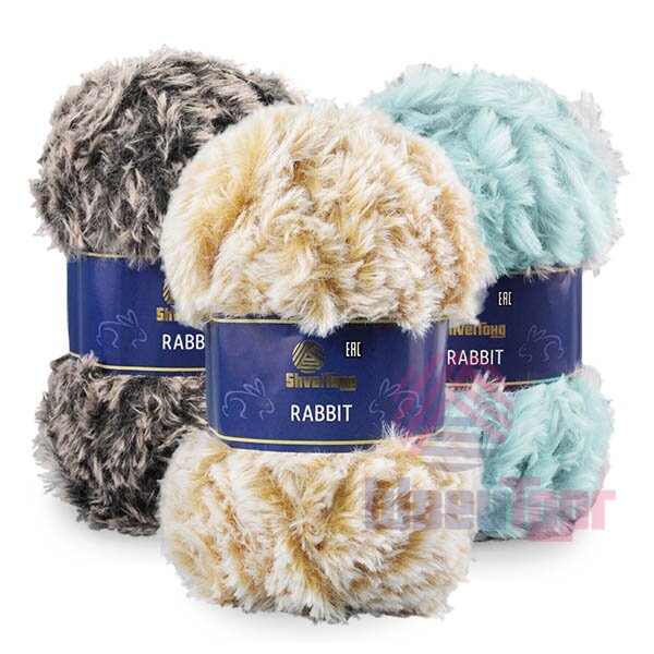 Меховые нитки для вязания Koala Baby Premium yarns 100гр Коала беби Премиум ярнс