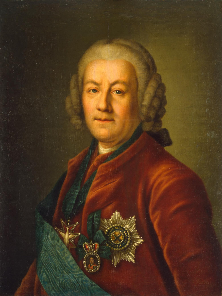 Портрет канцлера Российской империи Алексея Петровича Бестужева-Рюмина (1693-1766)