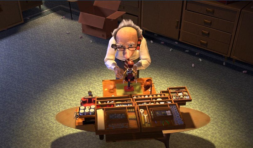 Вот этот персонаж из мультфильма.