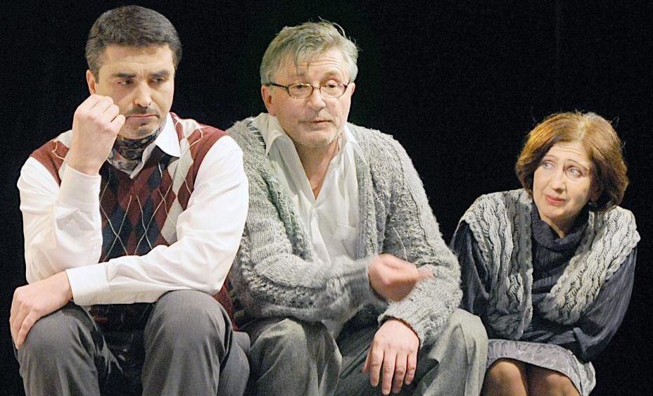 Станислав и Наталья во время спектакля