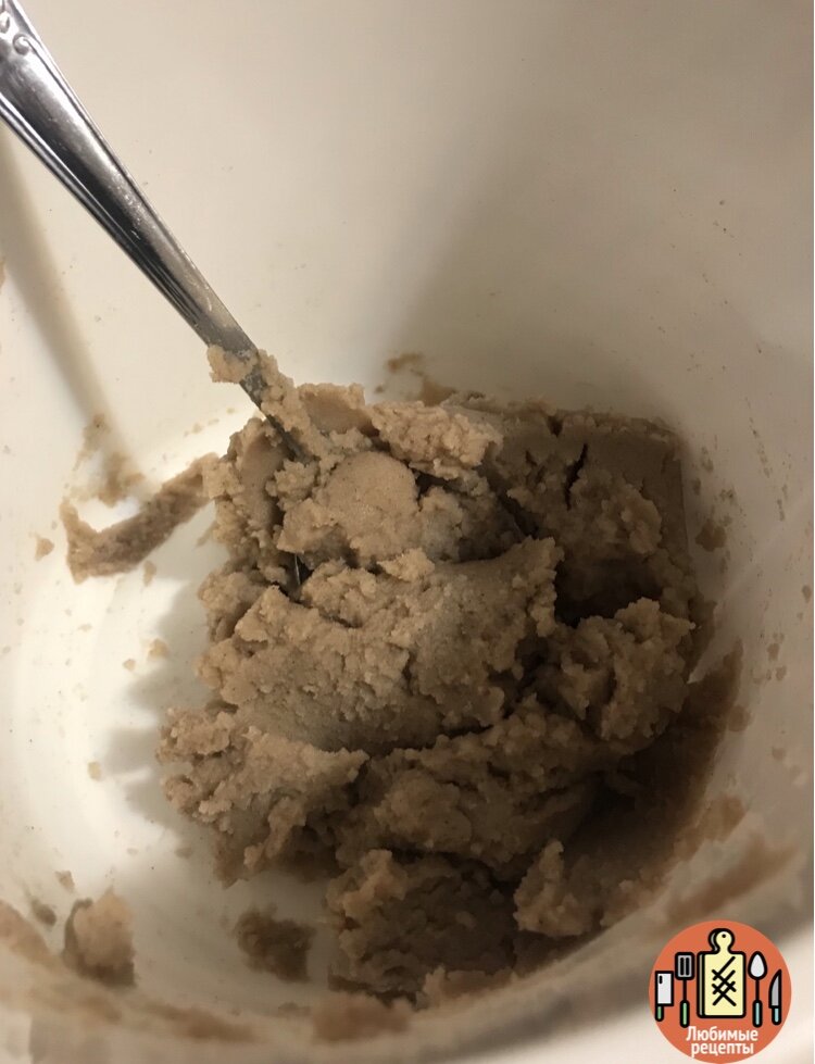 гречневая мука+вода+соль