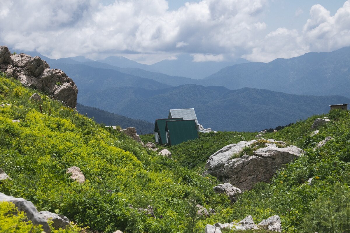 Балаганы местных жителей
