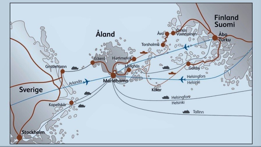Аландские острова: по пути из Финляндии в Швецию