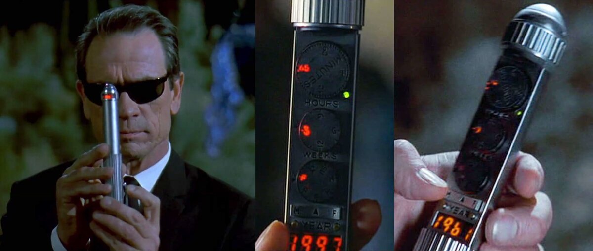 Кадры из фильма "Люди в черном" 1997