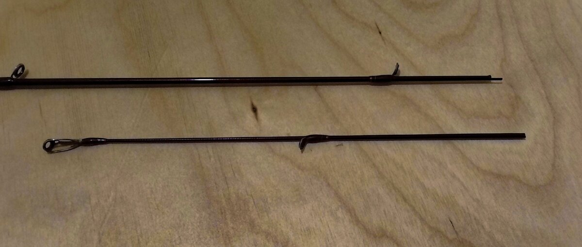 Сломал спиннинг на первом забросе в 2020 году. Фото автора