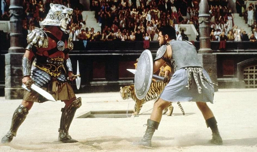 бой гладиаторов