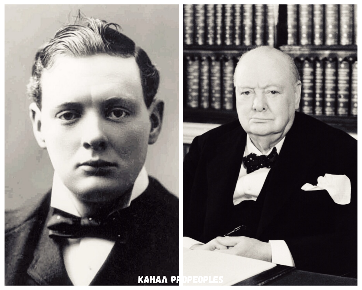 Коллаж автора. Уинстон Черчилль.