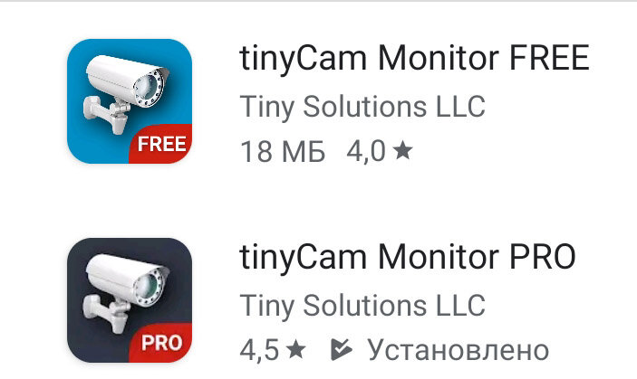 Приложения для видеонаблюдения