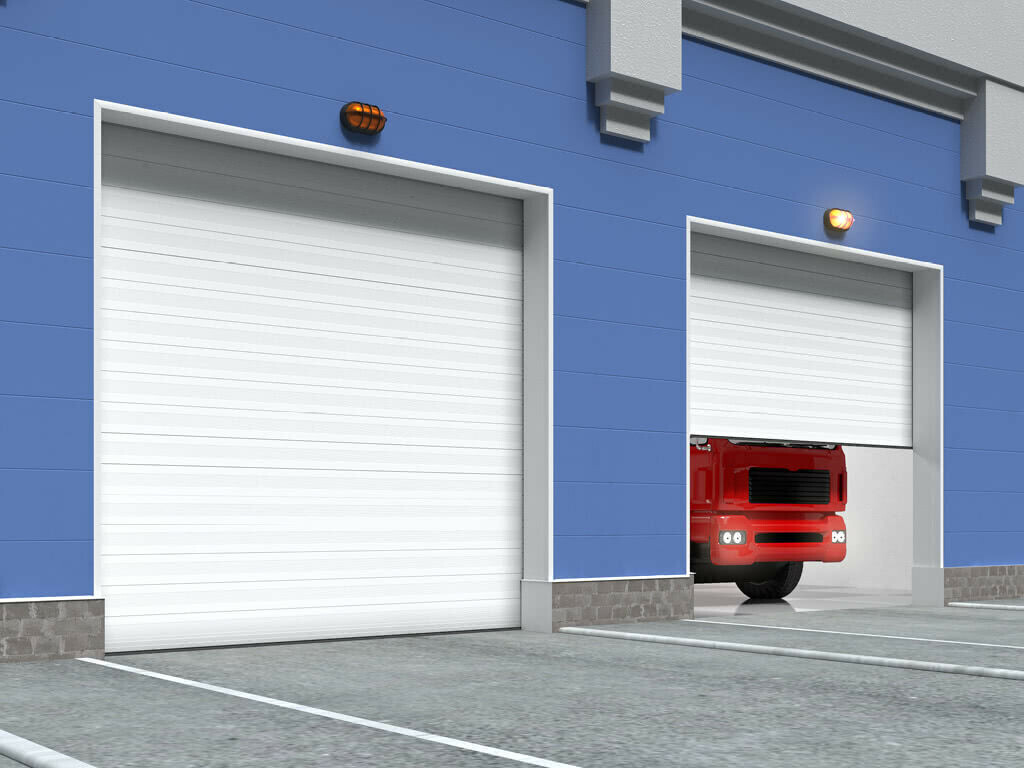 Скоростные промышленные секционные ворота DoorHan