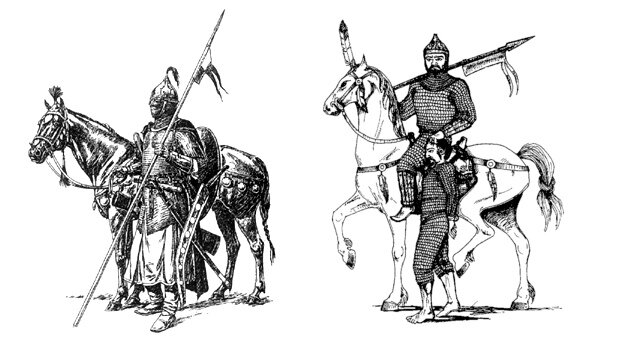 Конница Хазарского каганата, закованная в доспехи