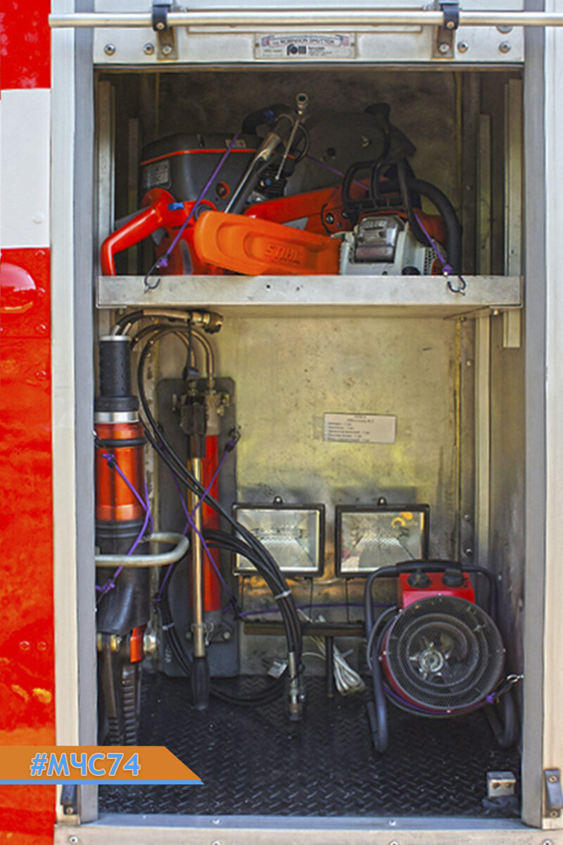 Аварийно-спасательный инструмент и боевая одежда пожарных