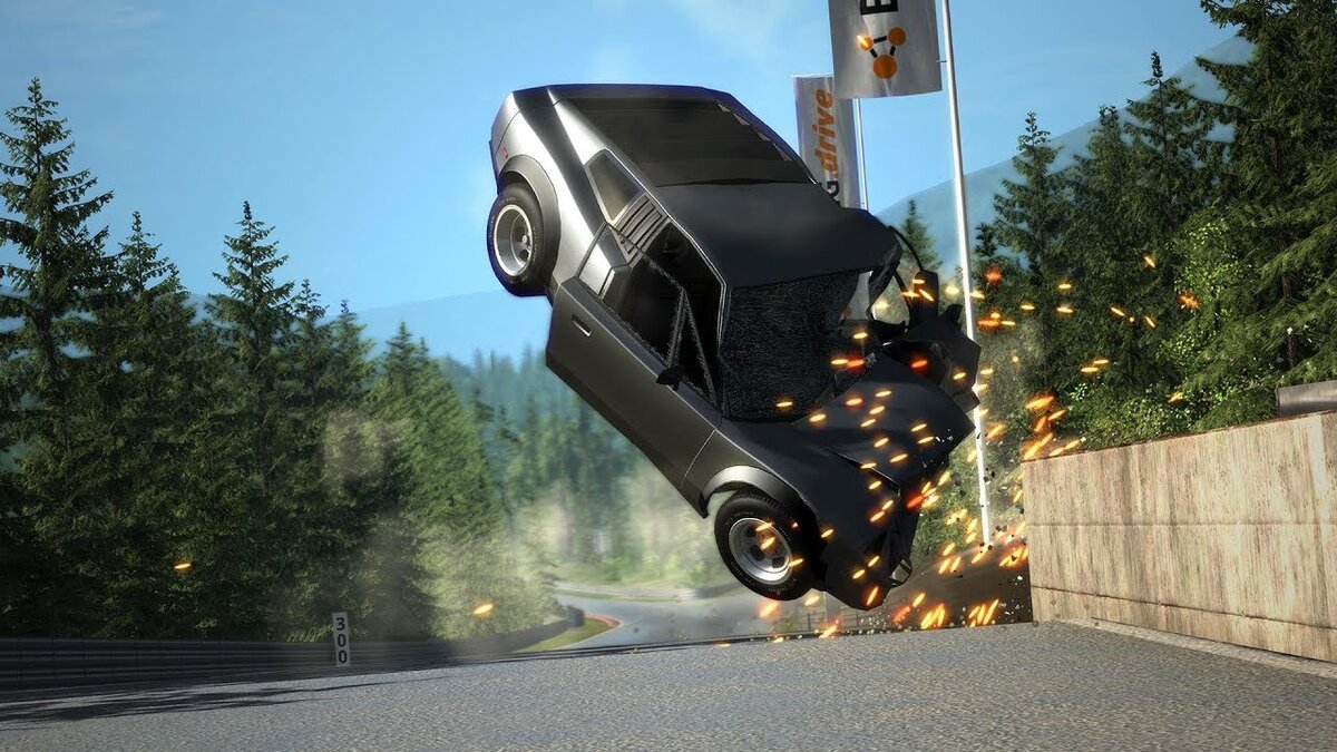 BeamNG Drive Подборка аварий в слоу мо! Вид от третьего, от первого лица.  Slow Motion ДТП | TheMrFinN | Дзен