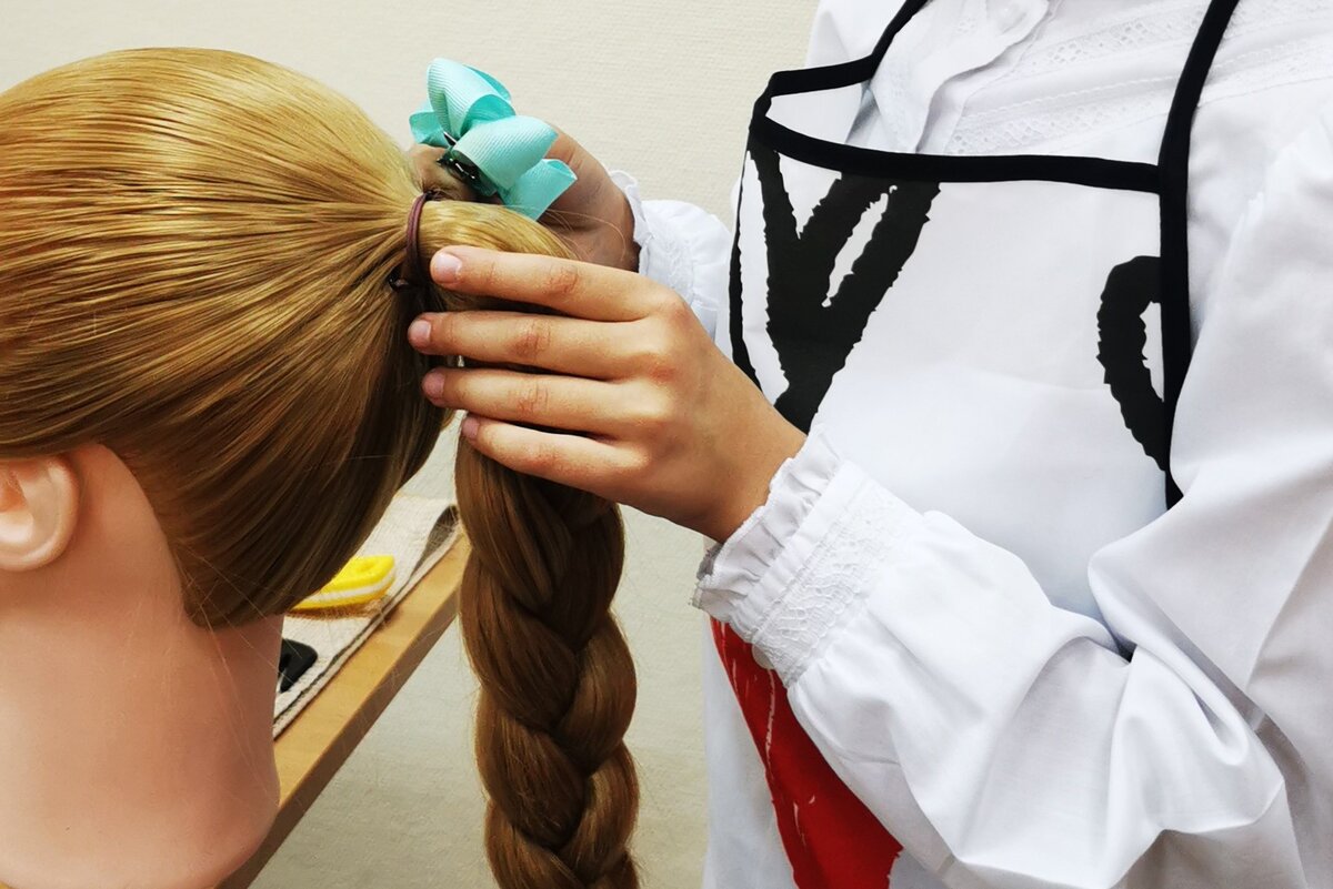 Завершаем прическу (автор: Даша)