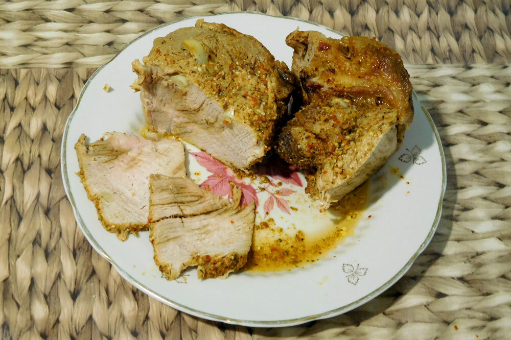 Буженина из свинины в микроволновке