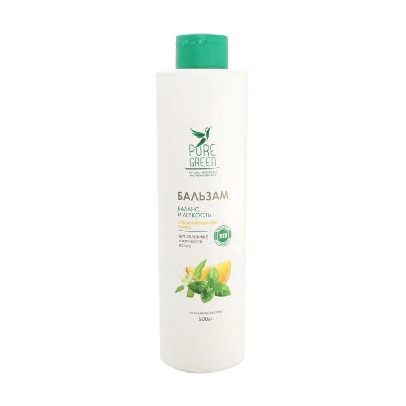 Бальзам для волос Pure Green, Баланс и легкость (Фото с официального сайта Fix Price)