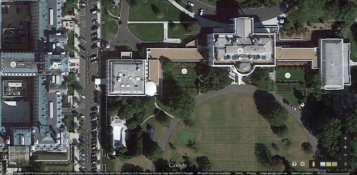 Белый Дом сверху