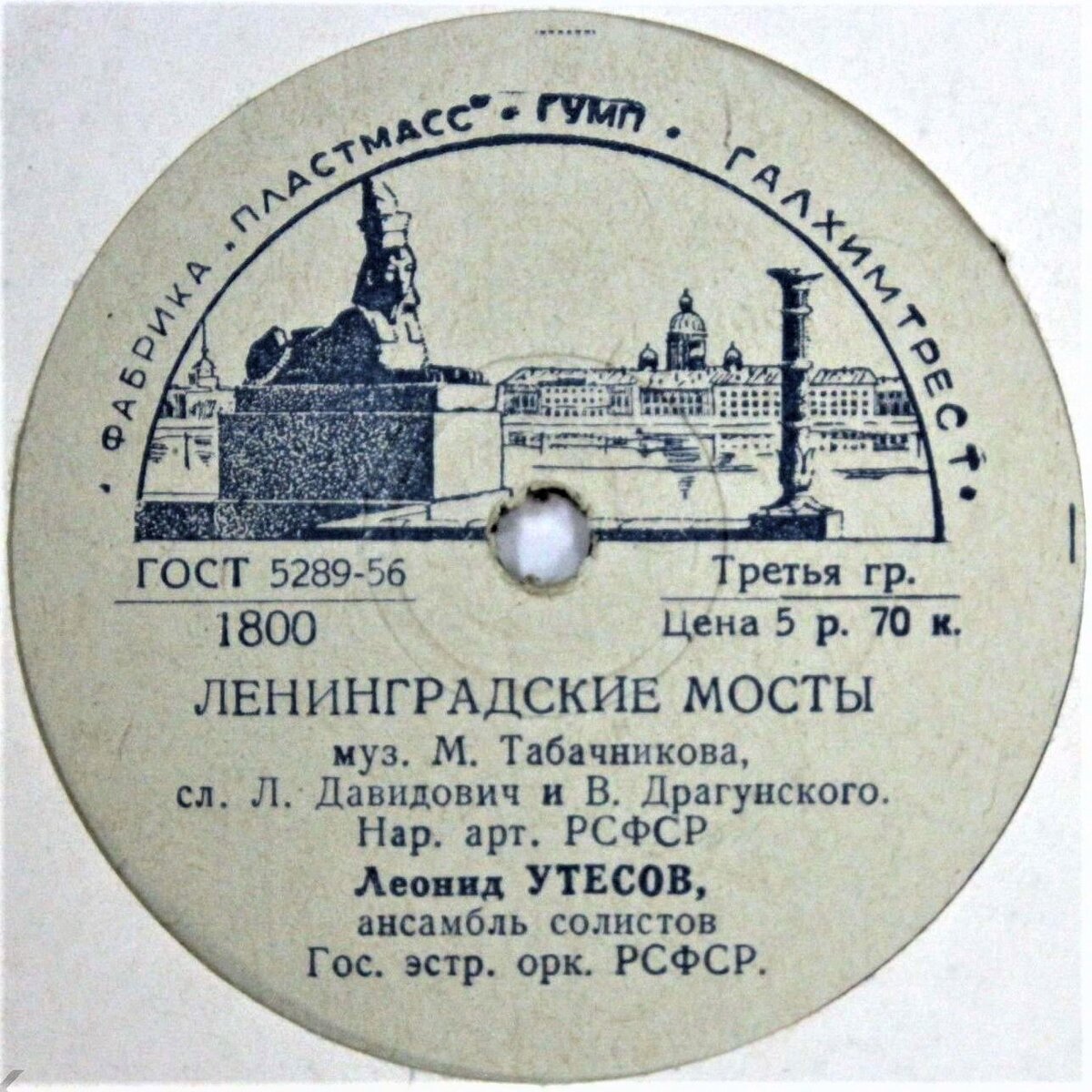 Ленинградские мосты утесов