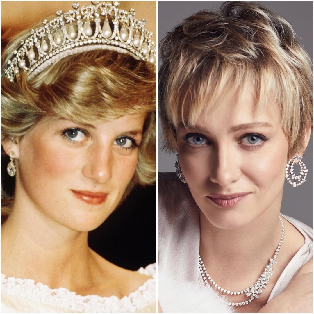 Принцесса Диана и Полина Максимова. Похожи?