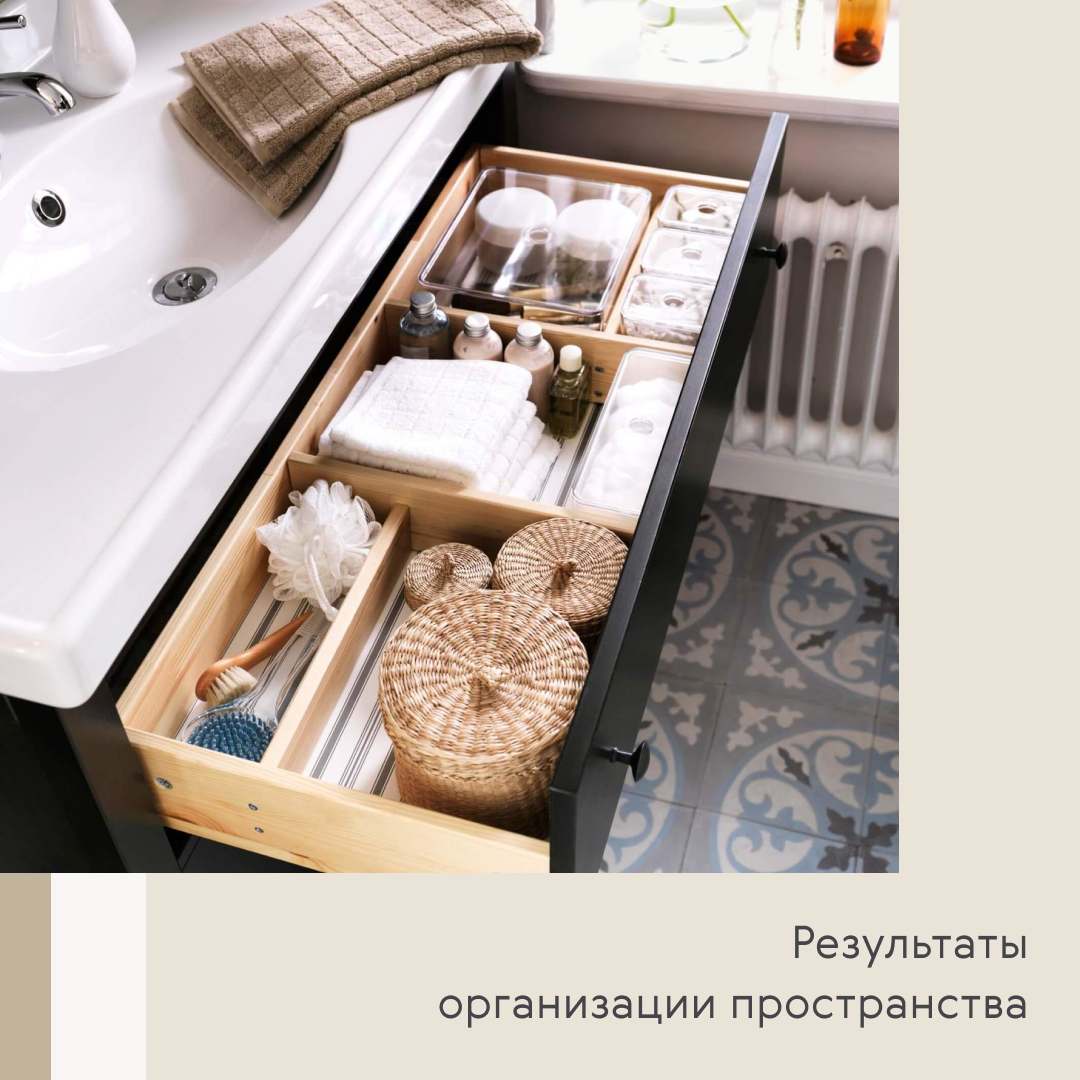 организация в ванной