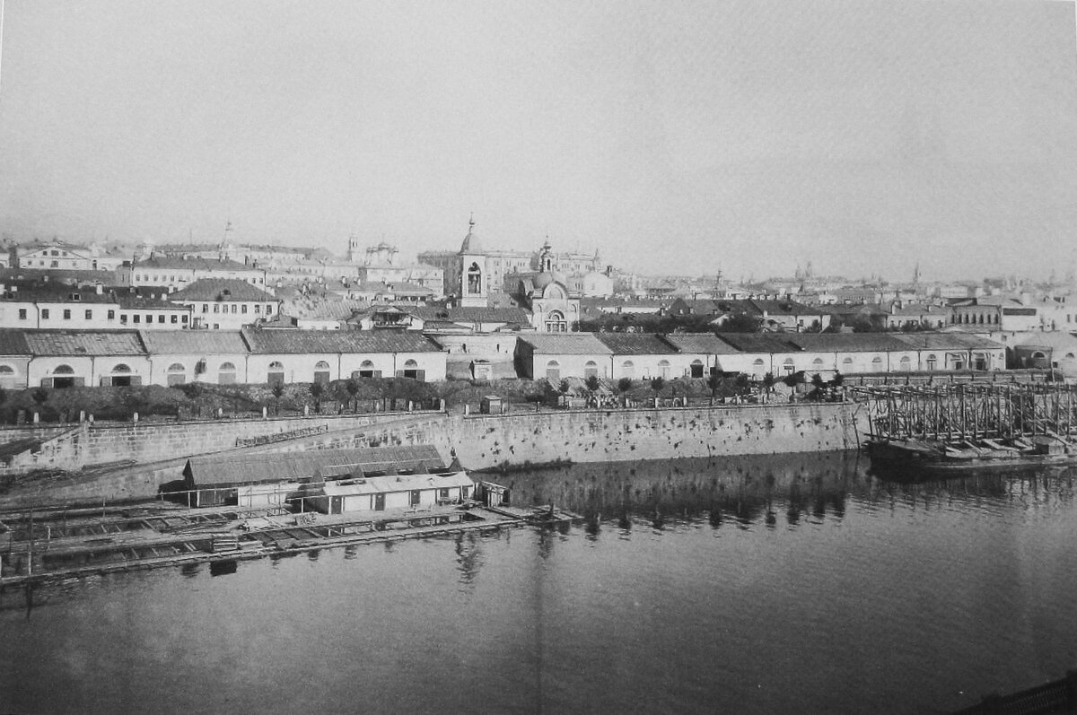 Москва река в 19 веке