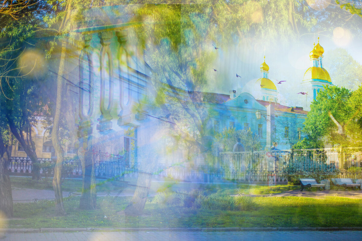 Фотокартина для интерьера "Звон голубых колоколов"