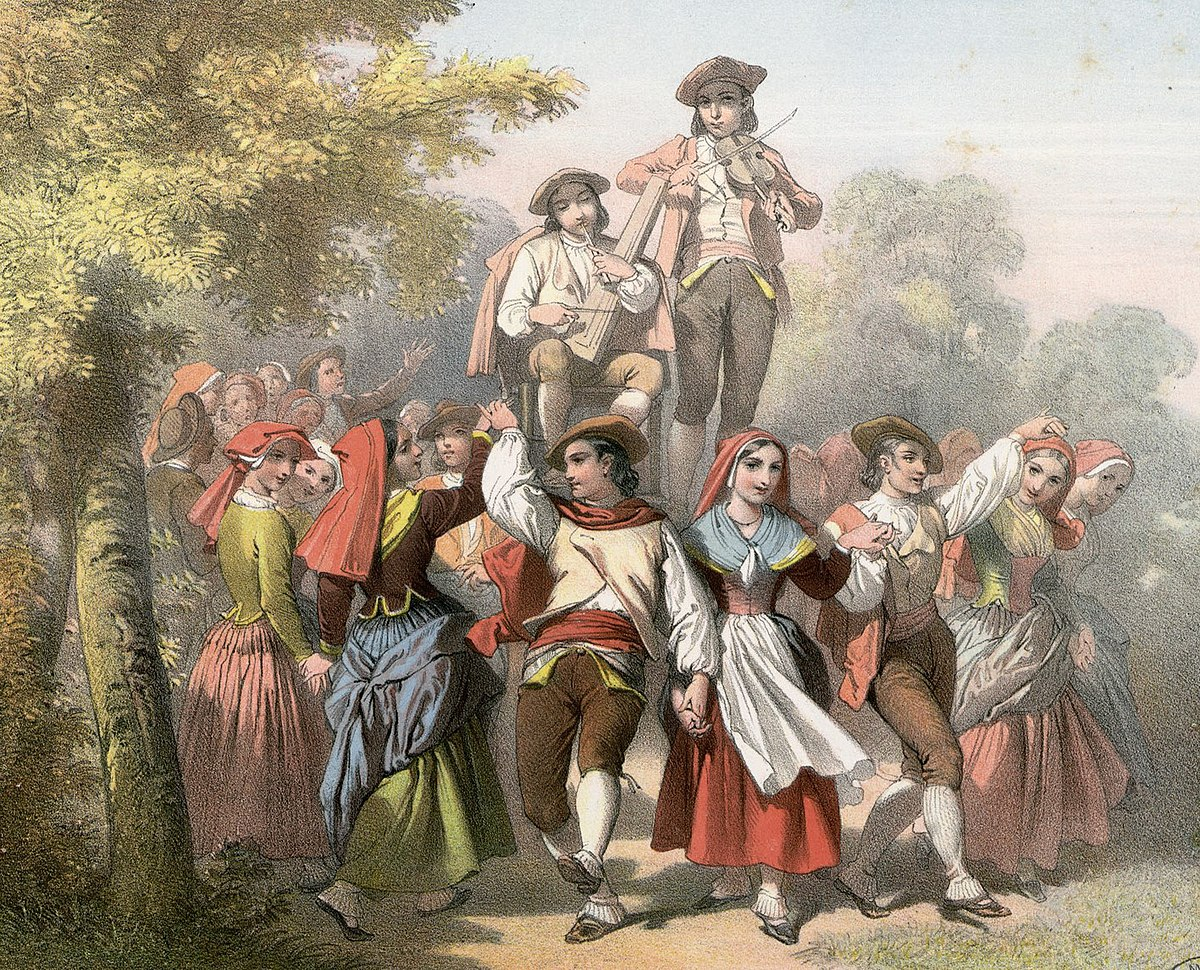 Л французов. Бранль танец эпохи средневековья. Фарандола французский танец. Бранль 16 век. Бургундский бранль.