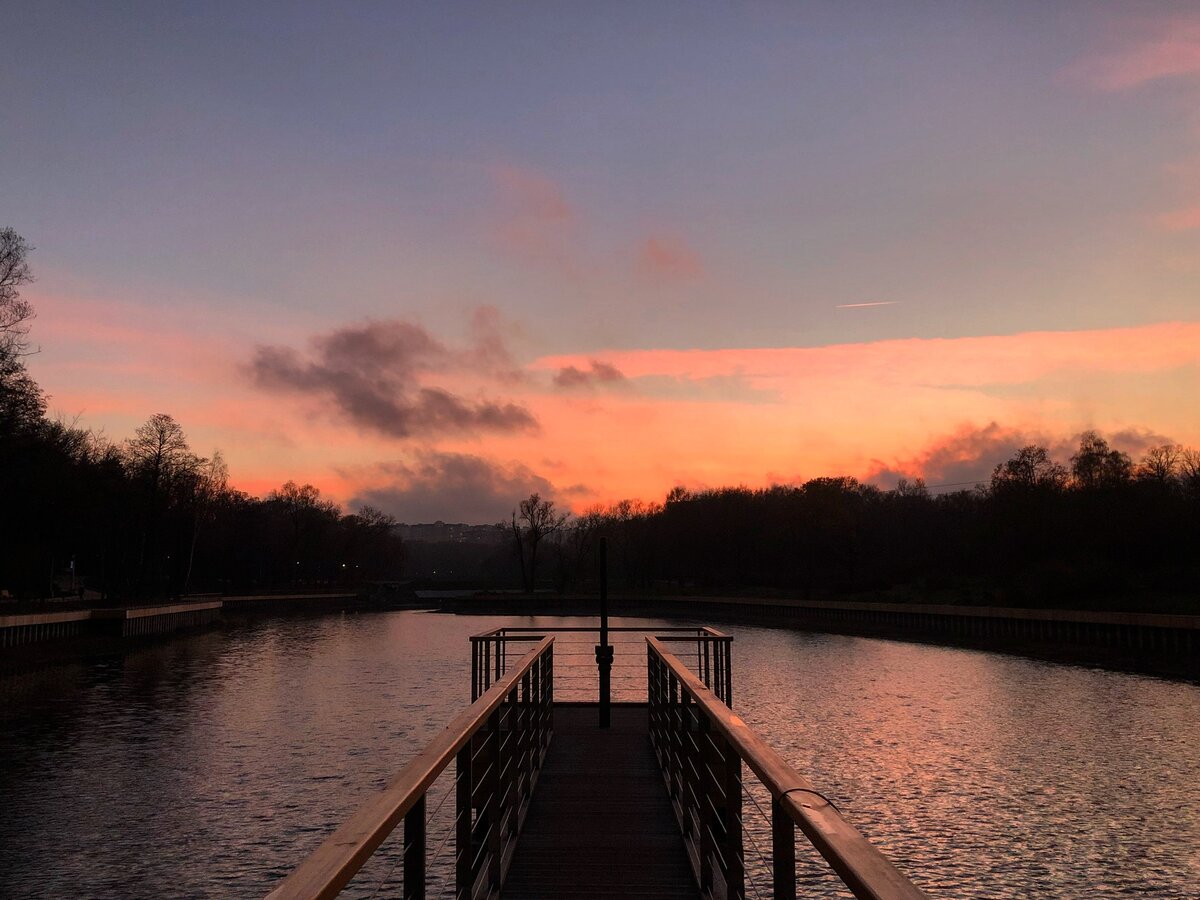 Идеальная симметрия и закат, Ботанический сад и ВДНХ. Фото автора под вдохновлением работ vi66nya