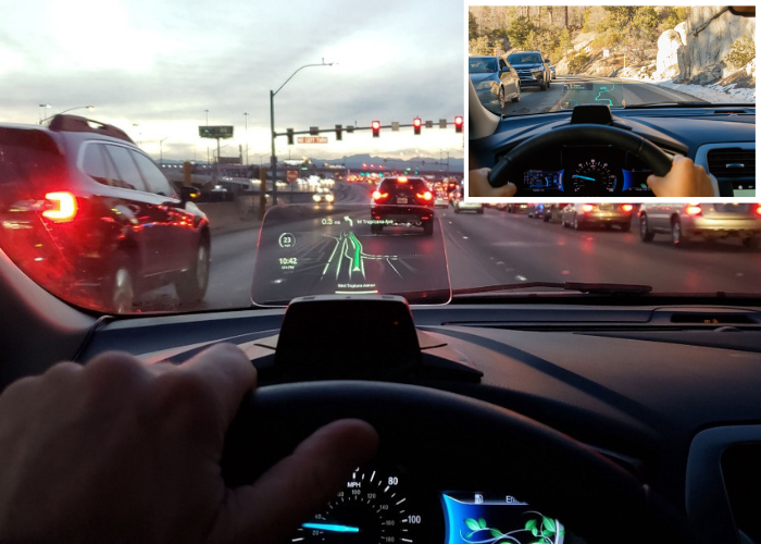 Проектор на лобовое стекло Head Up Display HUD01