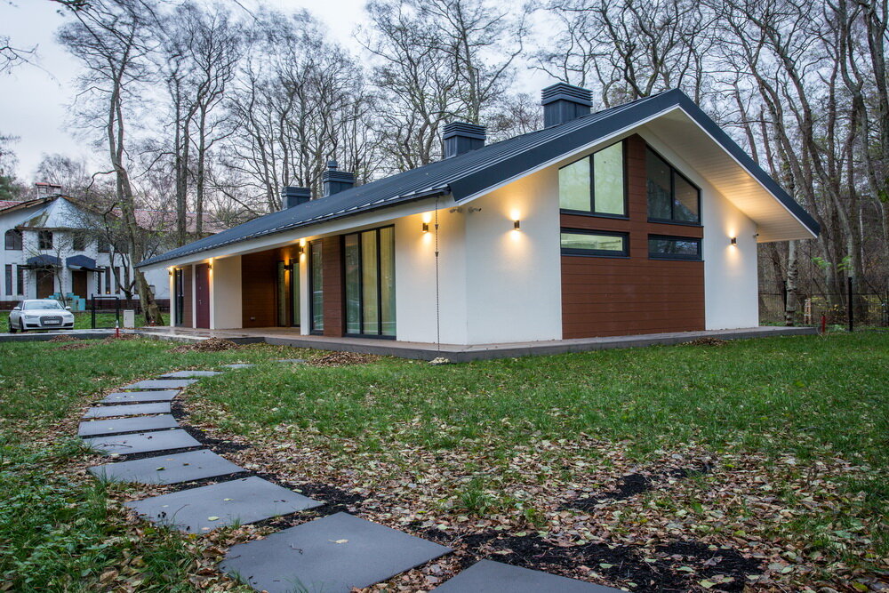 Построенные каркасно-панельные дома по технологии «THERMOMAK НAUS»