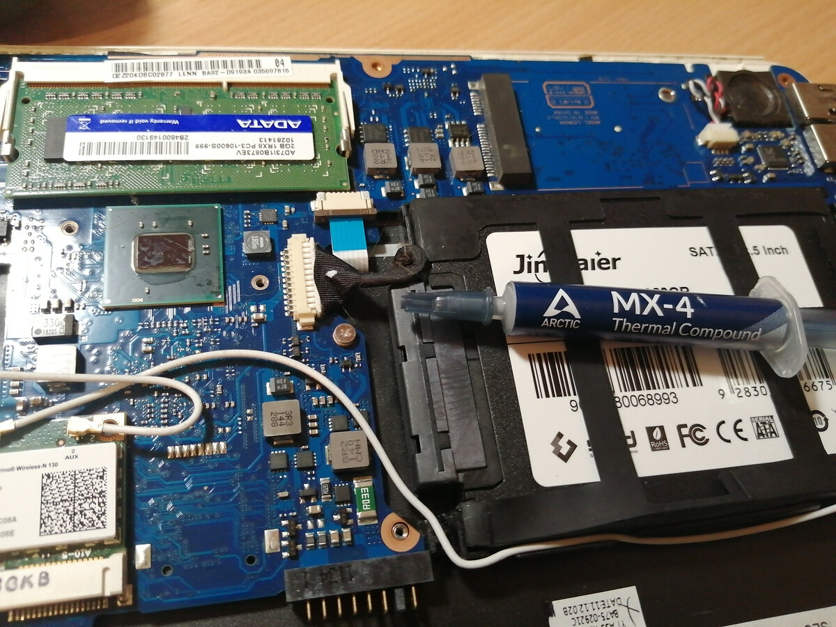 уже с SSD и новой термопастой