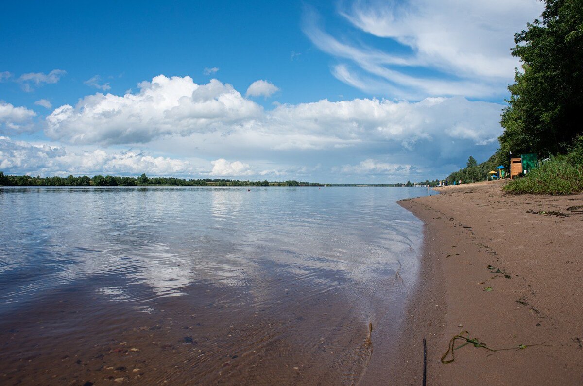 пляжи в дубне