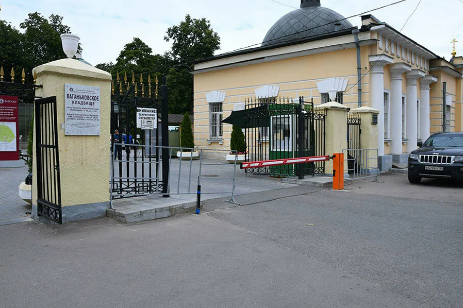 Ваганьковское кладбище в москве карта