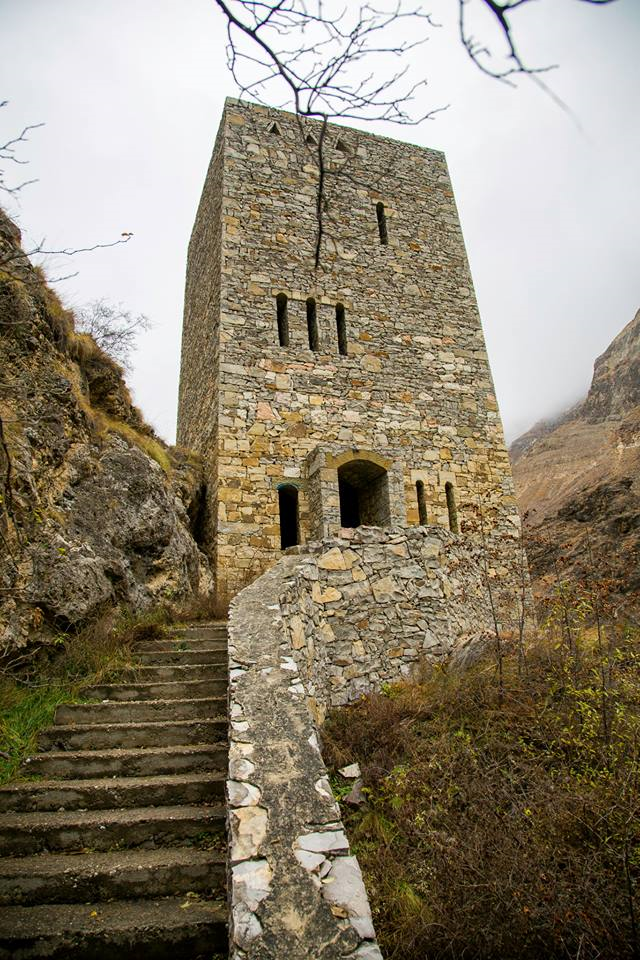 Гимринская башня - копия башни времен Кавказках войн