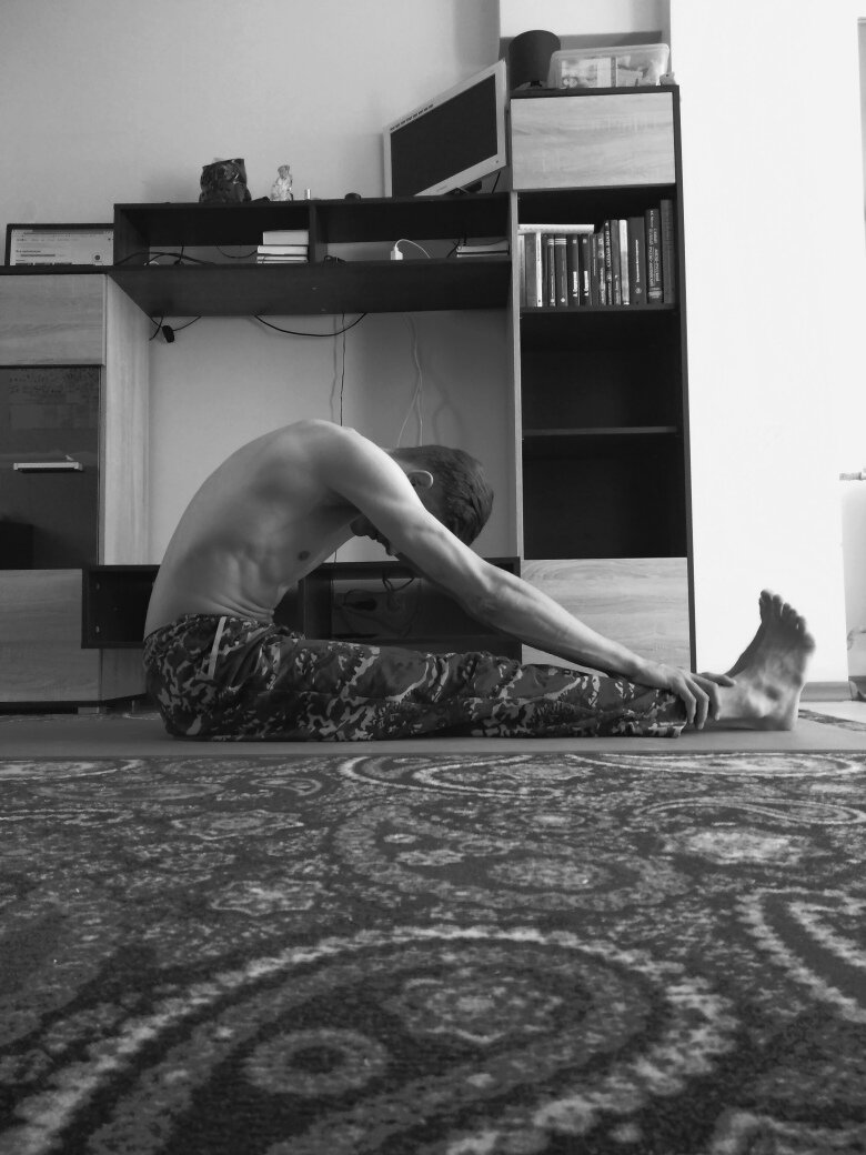 Складка не подготовленного человека