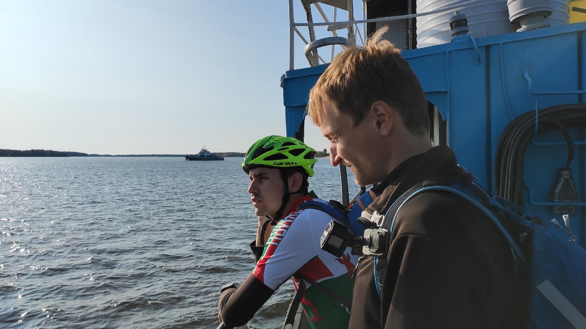 Кинематографично едем на пароме