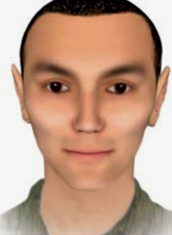 Деревянное лицо с большими щеками