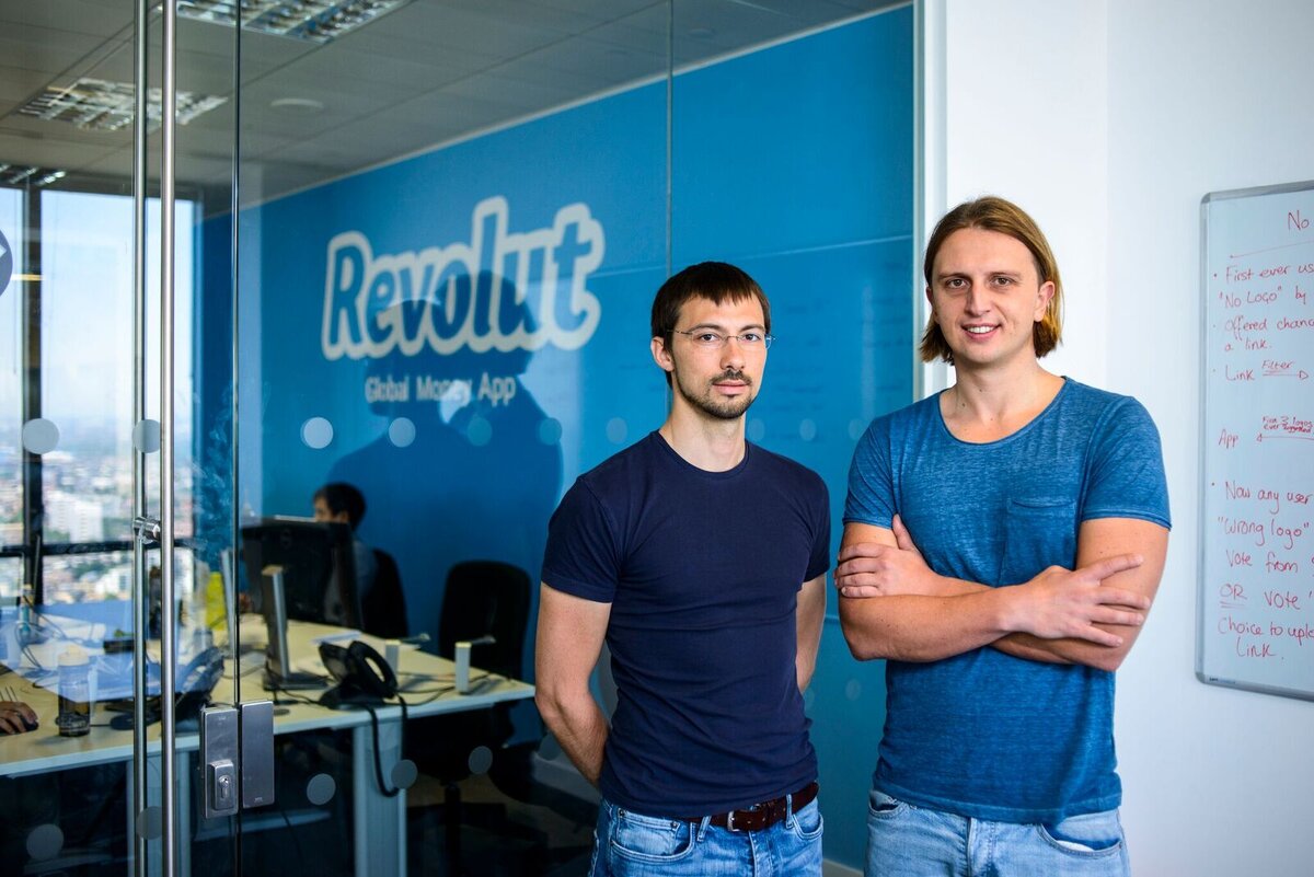 Сооснователи Revolut: Влад Яценко (слева) и Николай Сторонский