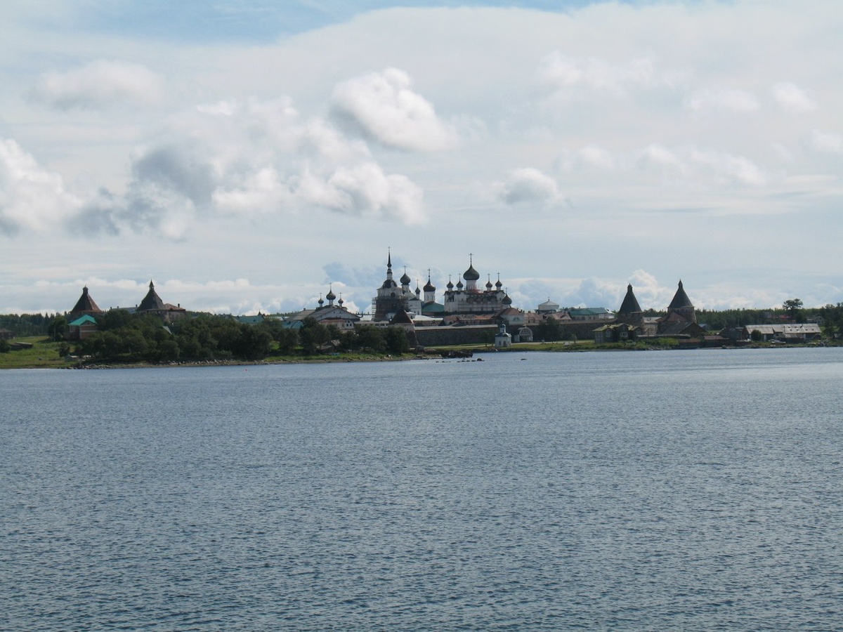 Соловецкий архипелаг. Вид с воды.