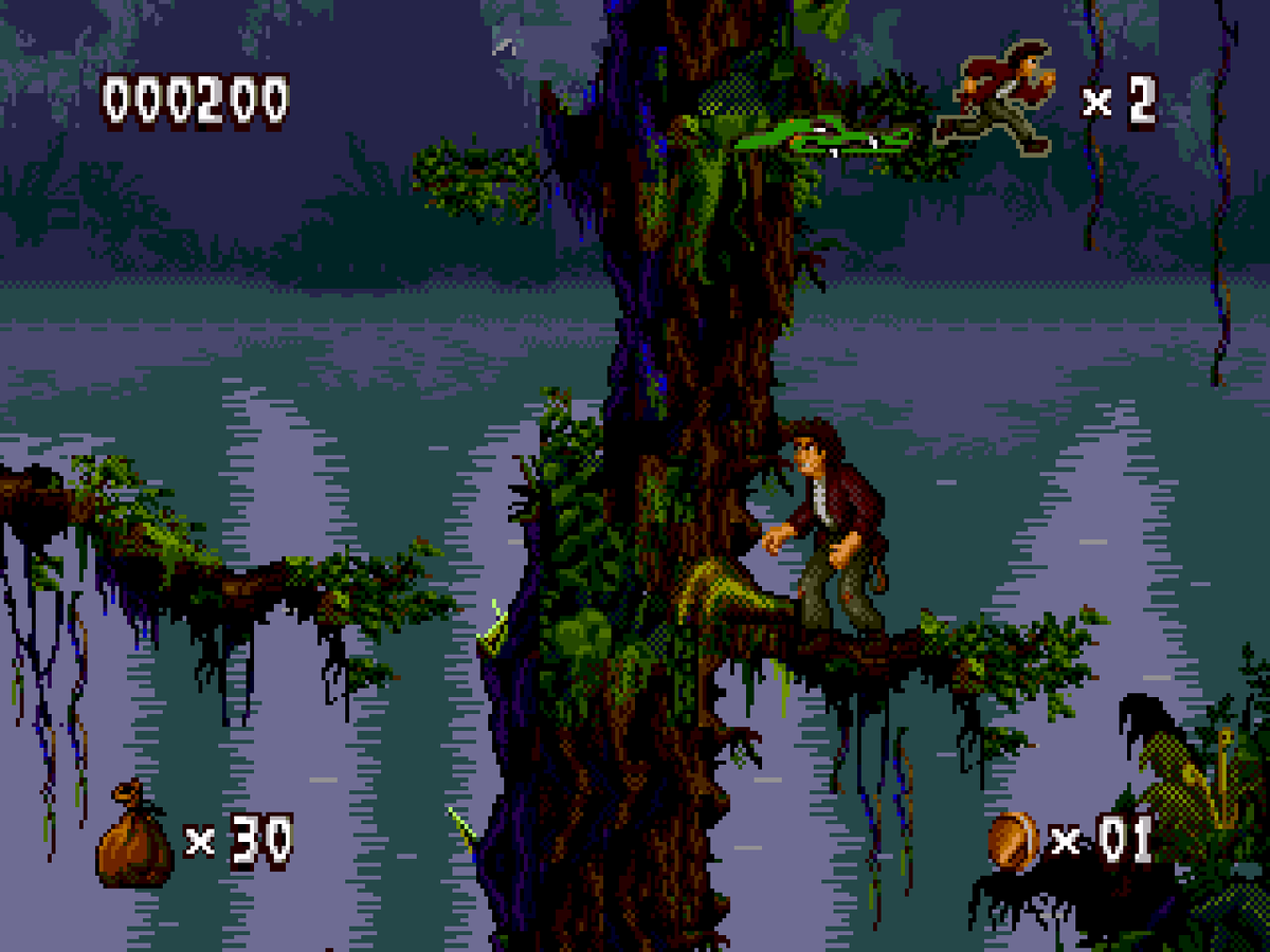 Скриншот из игры Pitfall: The Mayan Adventure