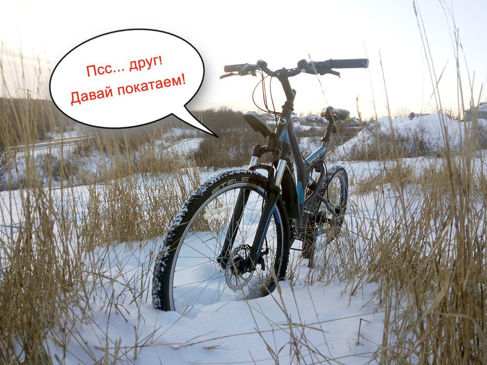 Этот Stels был чуть полегче китайца