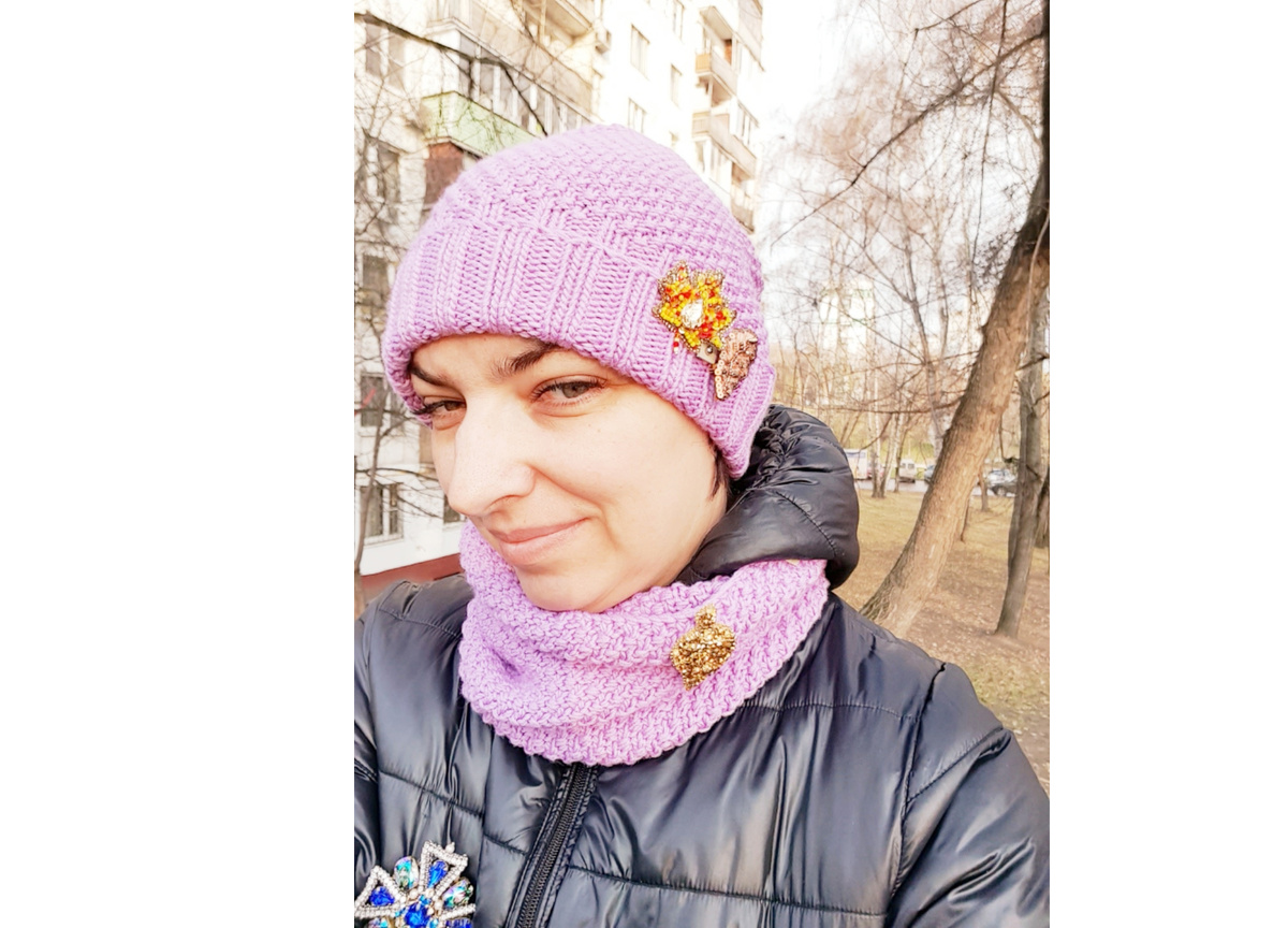 Вот так можно комбинировать миниброши.